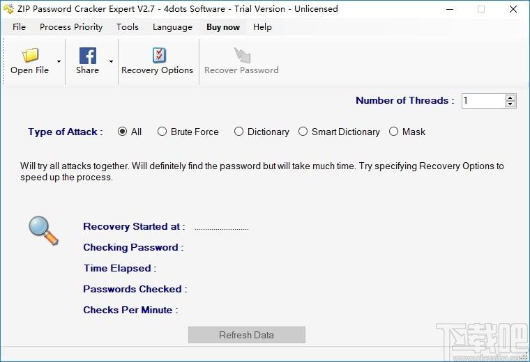 ZIP Password Cracker Expert下载,ZIP密码恢复软件,加密解密,密码管理