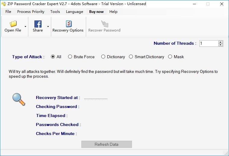 ZIP Password Cracker Expert下载,ZIP密码恢复软件,加密解密,密码管理