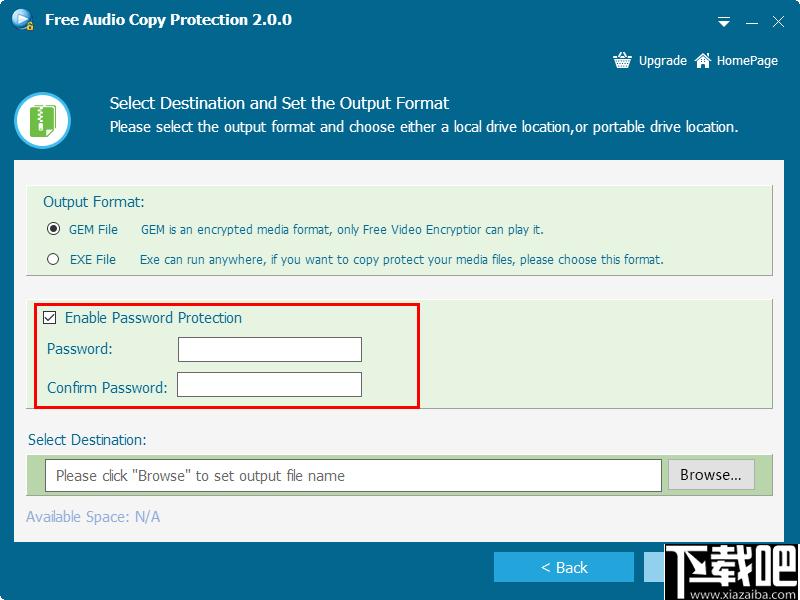Free Audio Copy Protection下载,音频加密,音频安全